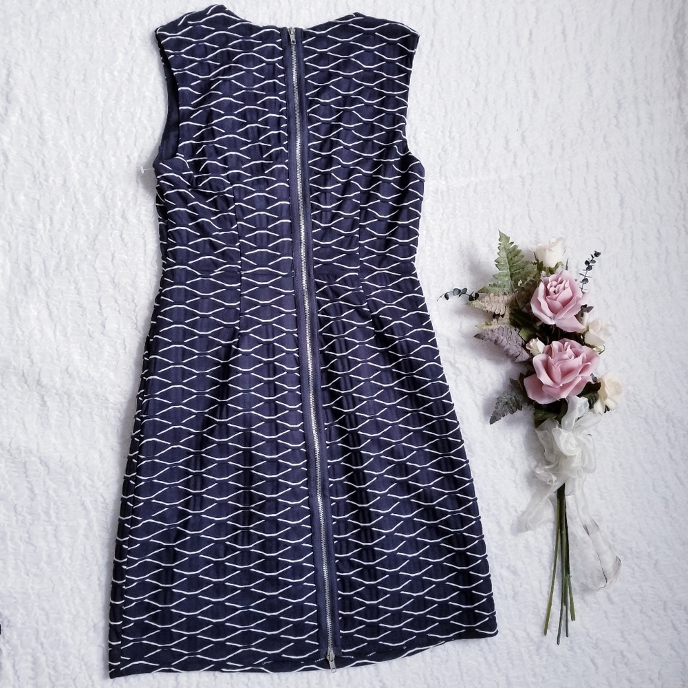 I. Madeline Sleeveless Stretch Zipper Dress